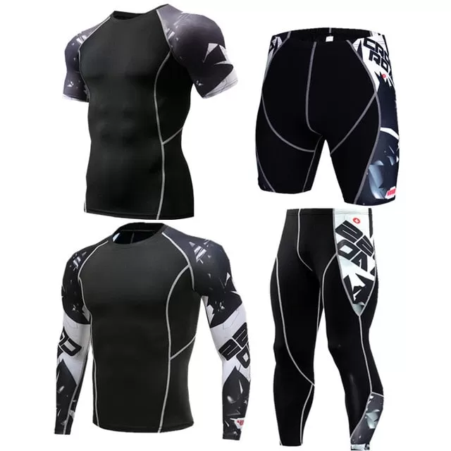 Men Sportswear Compression Sports Suits