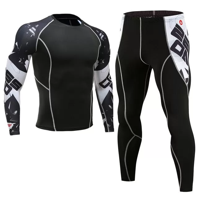 Men Sportswear Compression Sports Suits