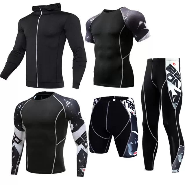 Men Sportswear Compression Sports Suits