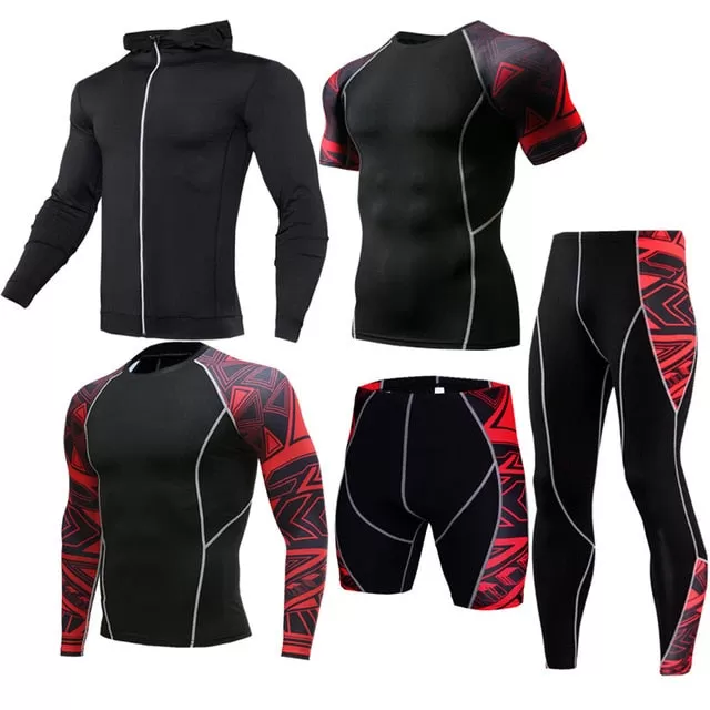 Men Sportswear Compression Sports Suits