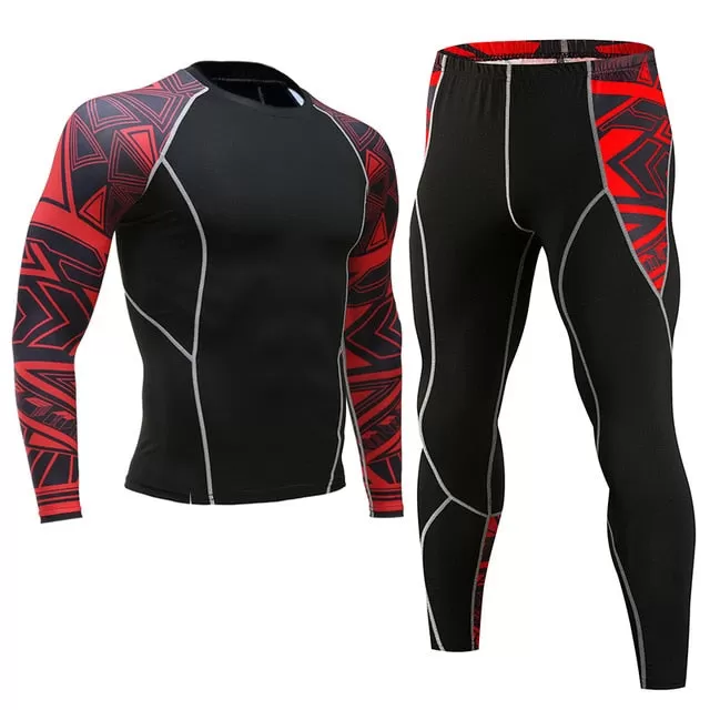 Men Sportswear Compression Sports Suits