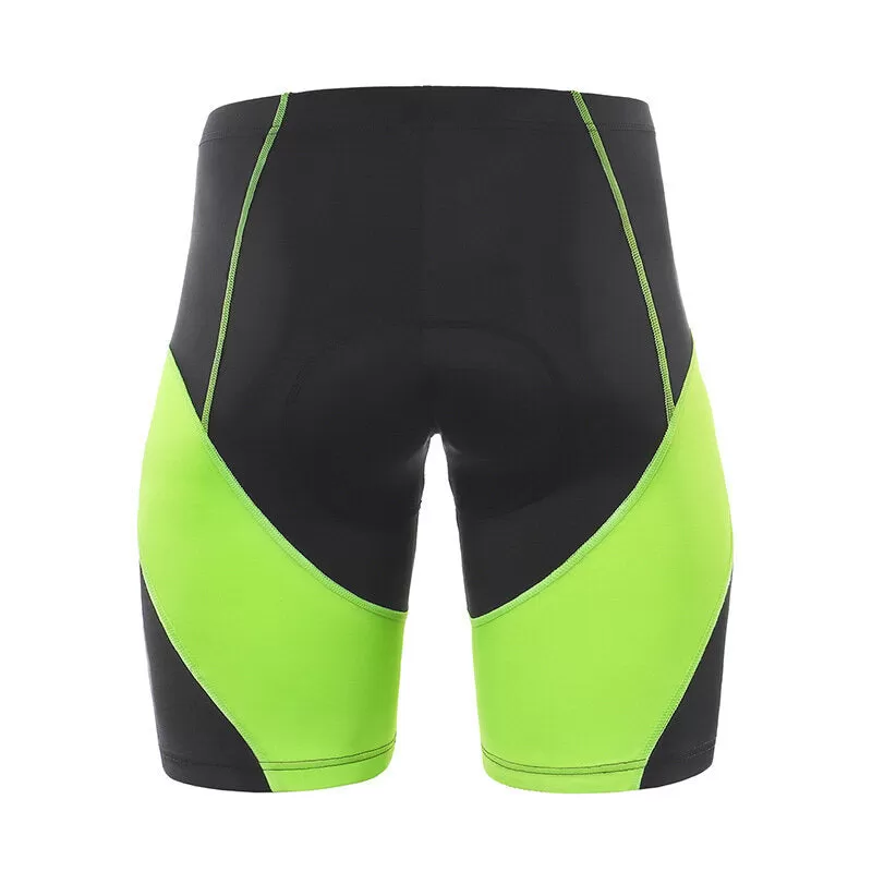 Men's Cycling Padded Shorts Shock Absorption Bike Sports Shorts Breathable Quick Dry Mountain Bike MTB Clothing