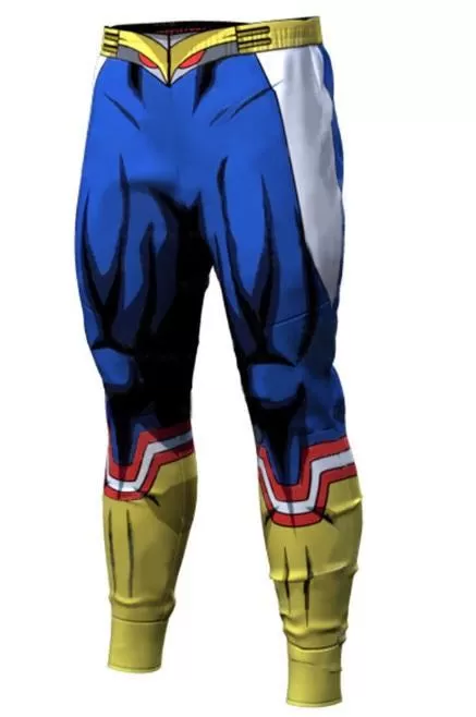 Men's My Hero Academia 'All Might Silver Age' Leggings Compression Spats