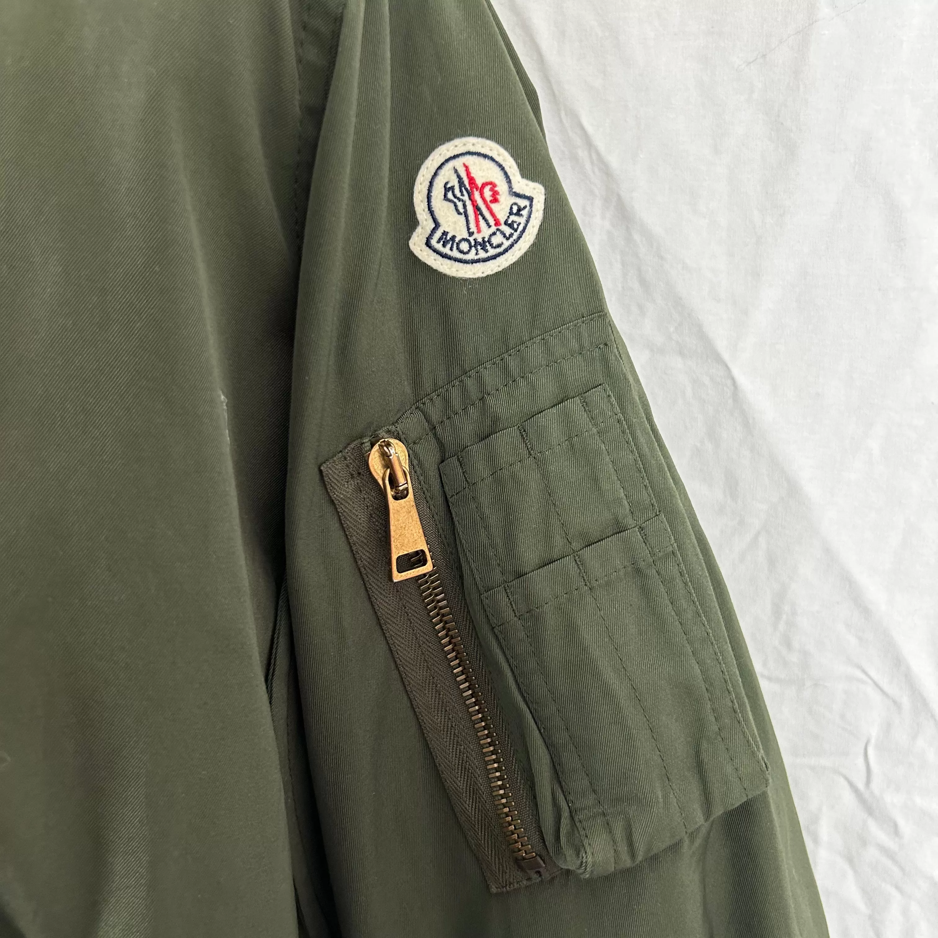 Moncler Brand New 700 Khaki Reblochon Bomber Jacket XXS/XS/S/M