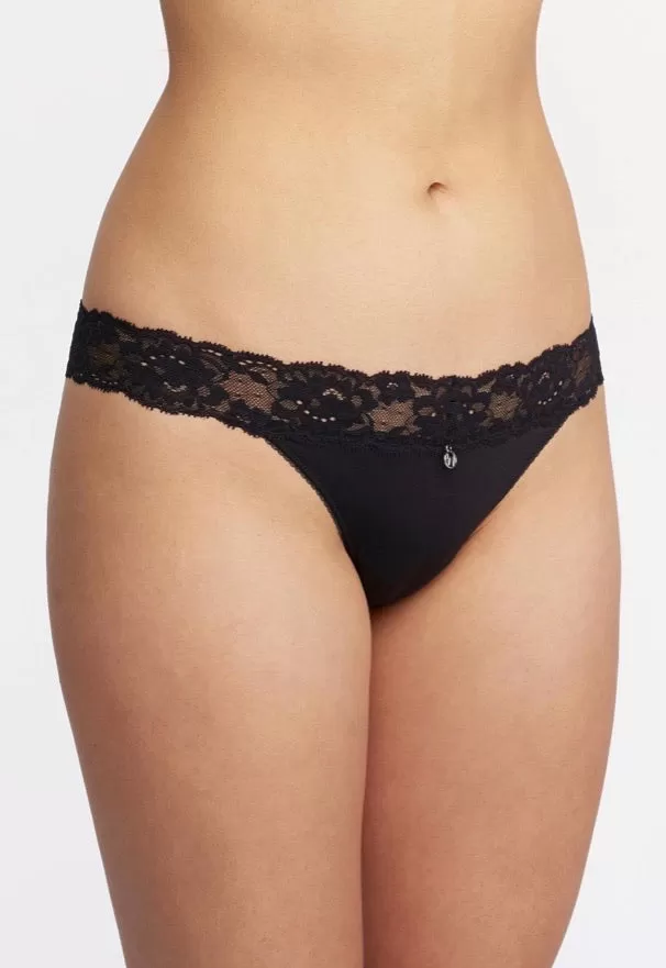 Montelle 9002 Thong in Black