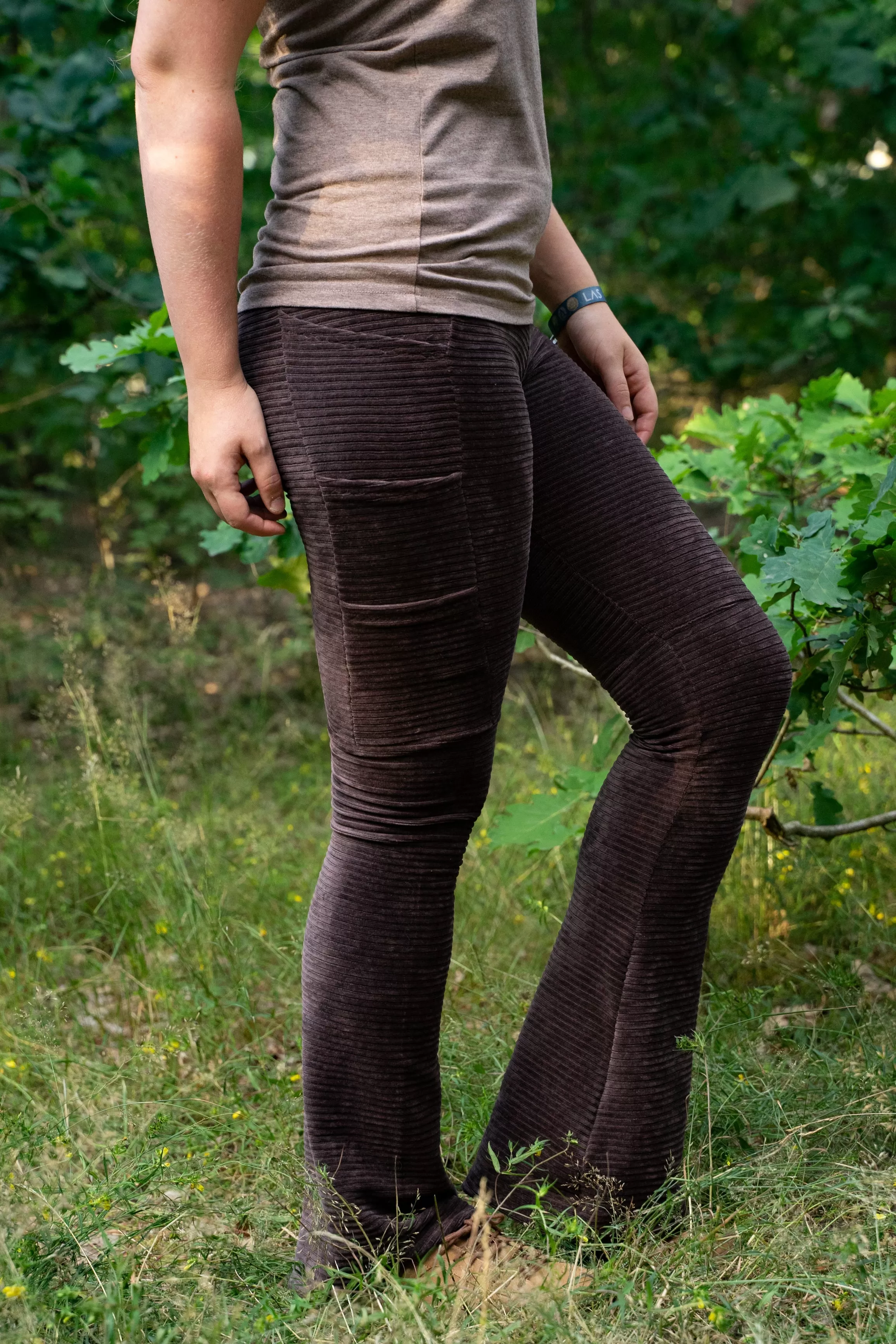 MTO: Leggings mit Taschen - Feincord