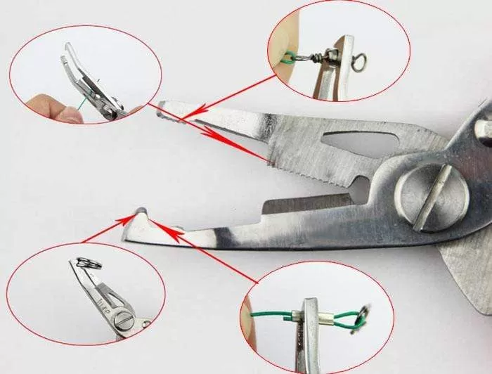 Multifunction Fishing Tools Accessories for Goods Winter Tackle Pliers Vise Knitting Flies Scissors 2021 Braid Set Fish Tongs