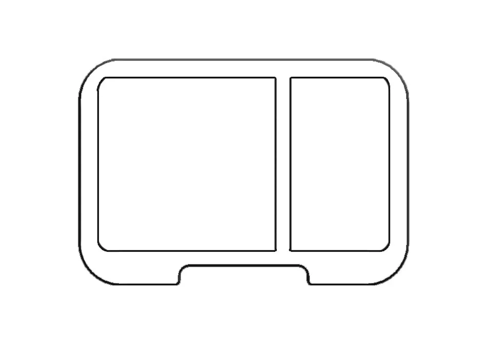 Munchi Snack - 2 Clear Tray