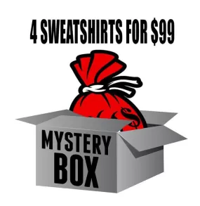 Mystery Box of 4 Sweatshirts for $99