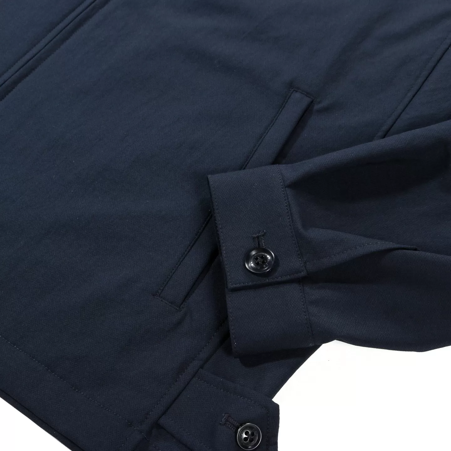 NANAMICA ALPHADRY CREW JACKET NAVY