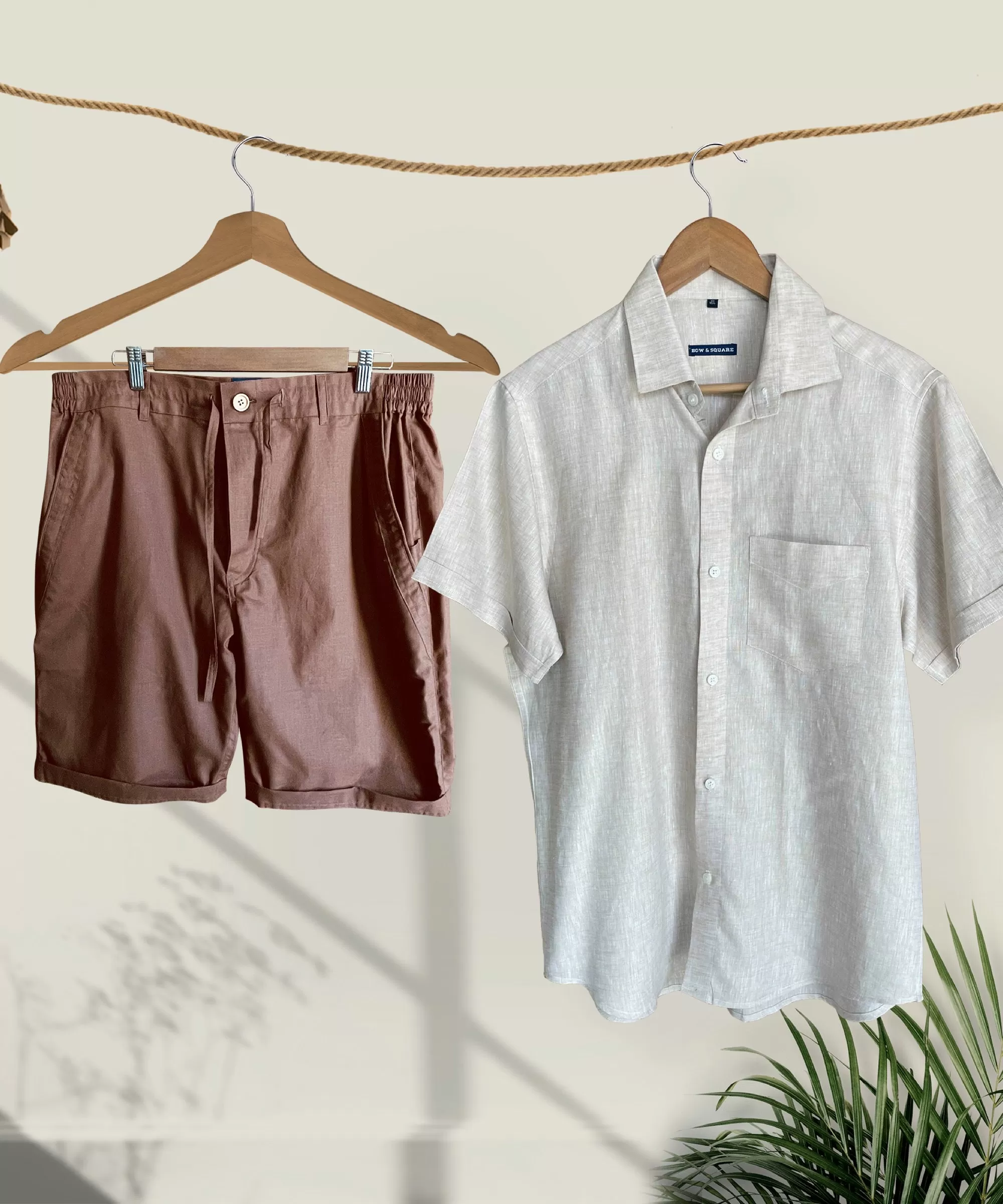 Natural Tawny Co-ord Set