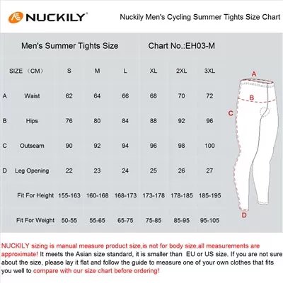 Nuckily Mycycology MD009 Multi Level Gel Pad Padded Cycling Pants For Long Distance Rides