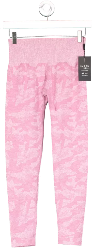 NVGTN Navi Pink Camo Seamless Leggings UK S