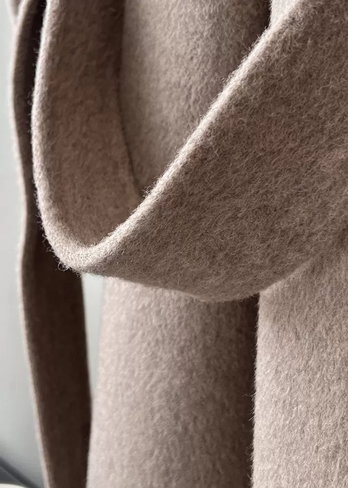 Olivia Oversize Wrap Long Wool Coat