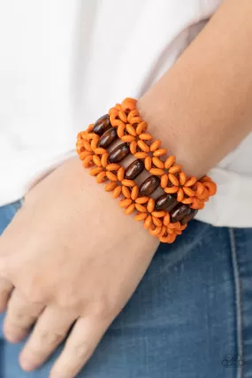 Paparazzi Accessories - Bali Beach Retreat - Orange Bracelet