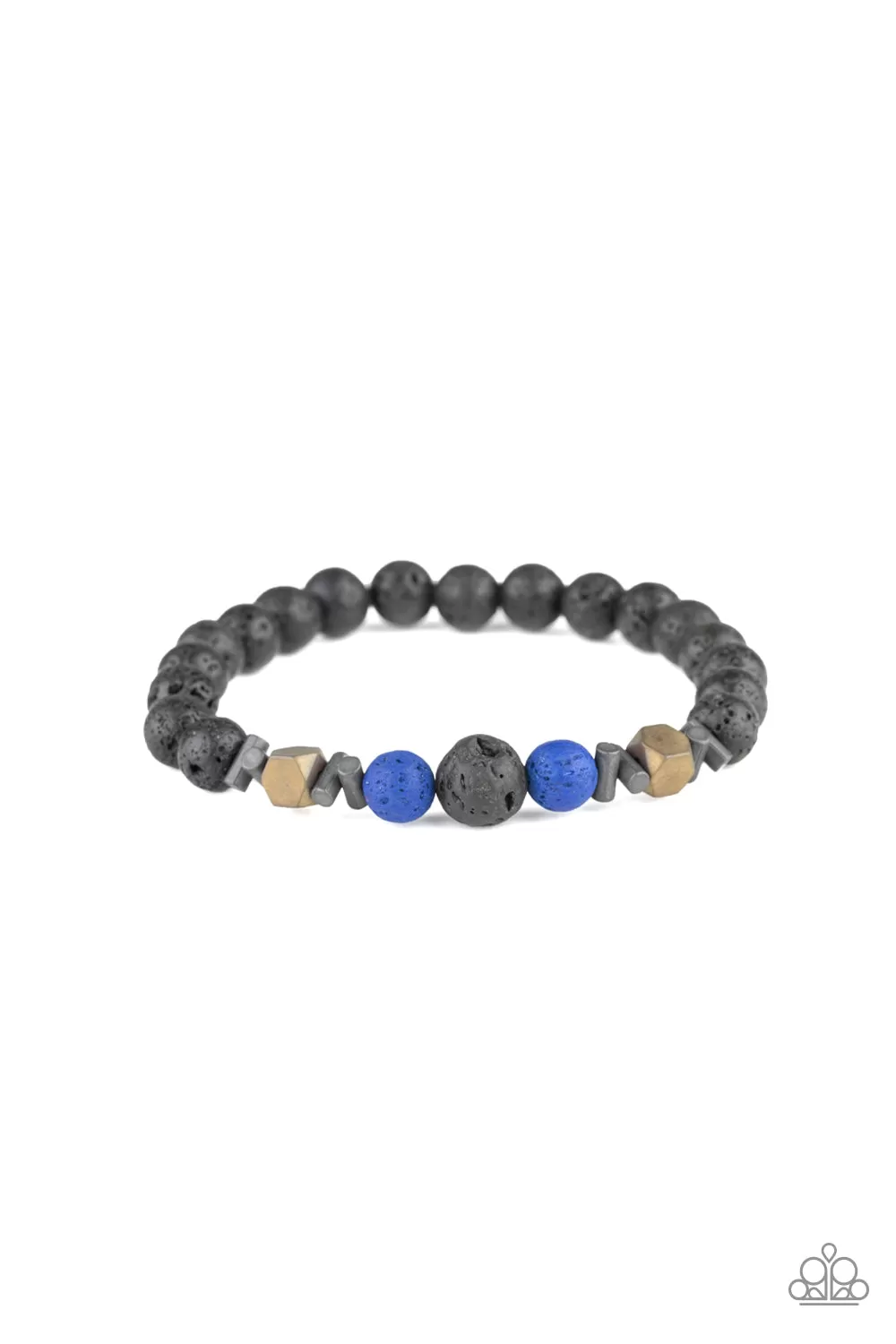 Paparazzi Empowered - Blue Urban Bracelet