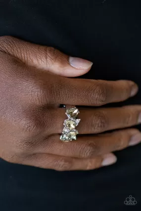 Paparazzi Majestically Modern Brown Ring