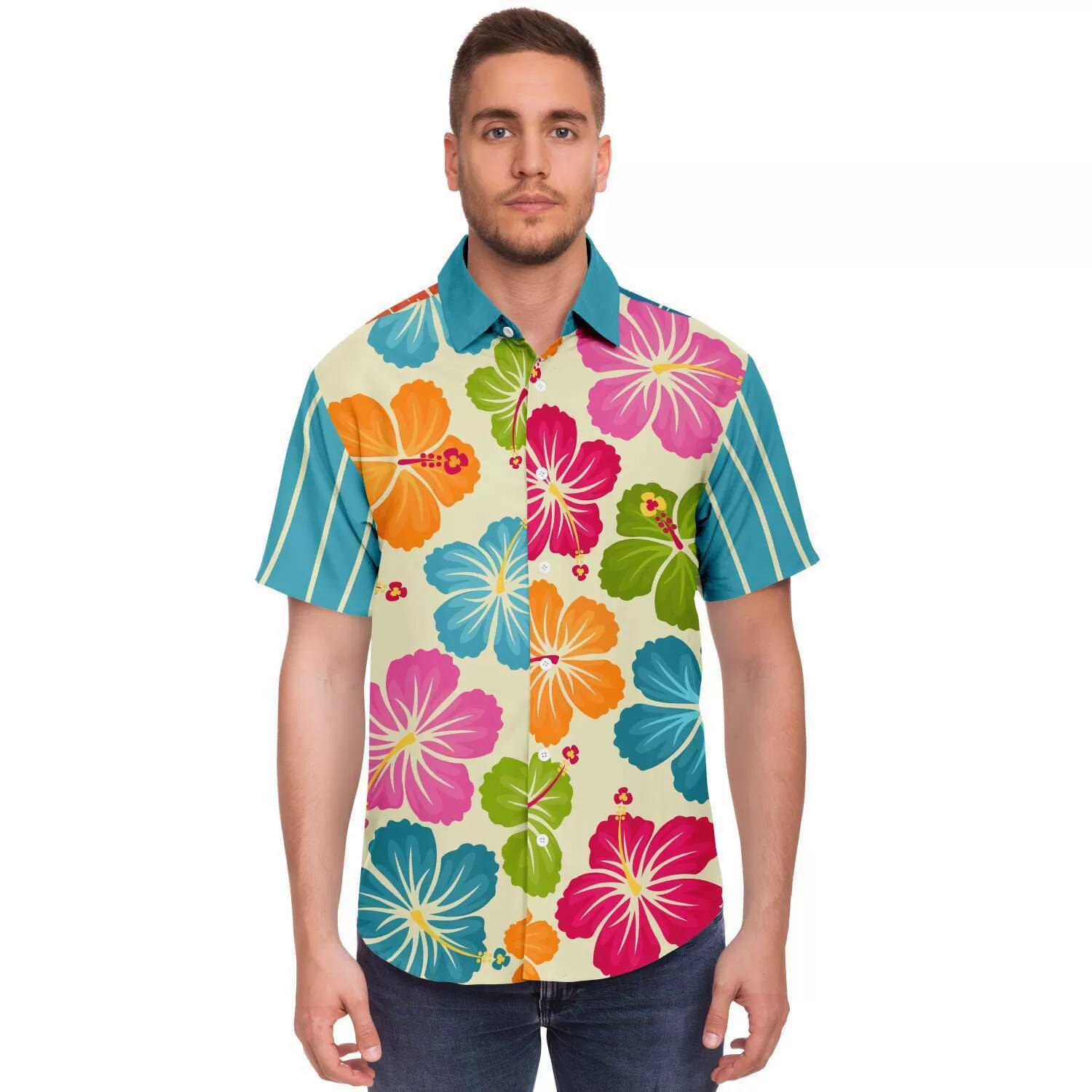 Paradise Road Short Sleeve Button Down Shirt