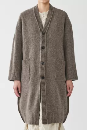 Pas de Calais - Cashmere Lamb V Neck Long Cardigan