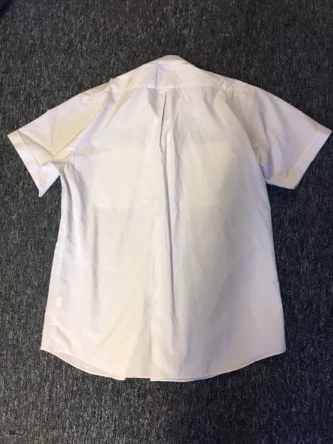 Pilot Shirt, Men’s Short Sleeve White Shirt, epaulette loops (Used – Grade A)