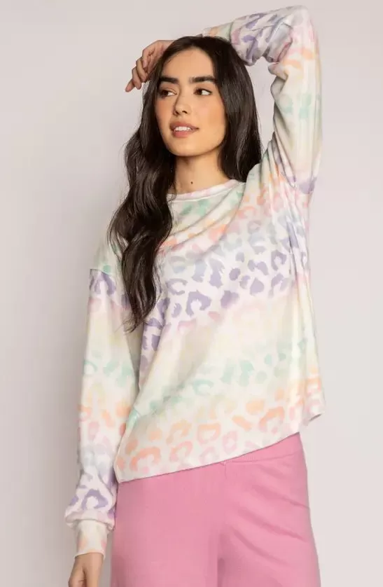 PJ Salvage Gradient Good Vibes Sweatshirt