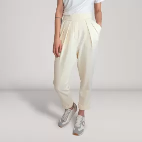 Pleated Bamboo-Cotton Fleece Tapered Track Pants | Jasper