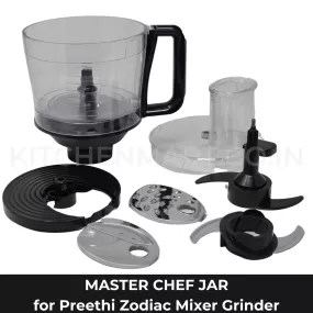 Preethi Zodiac MasterChef Plus Jar Full Set attachment suitable for Preethi Zodiac Mixer Grinder