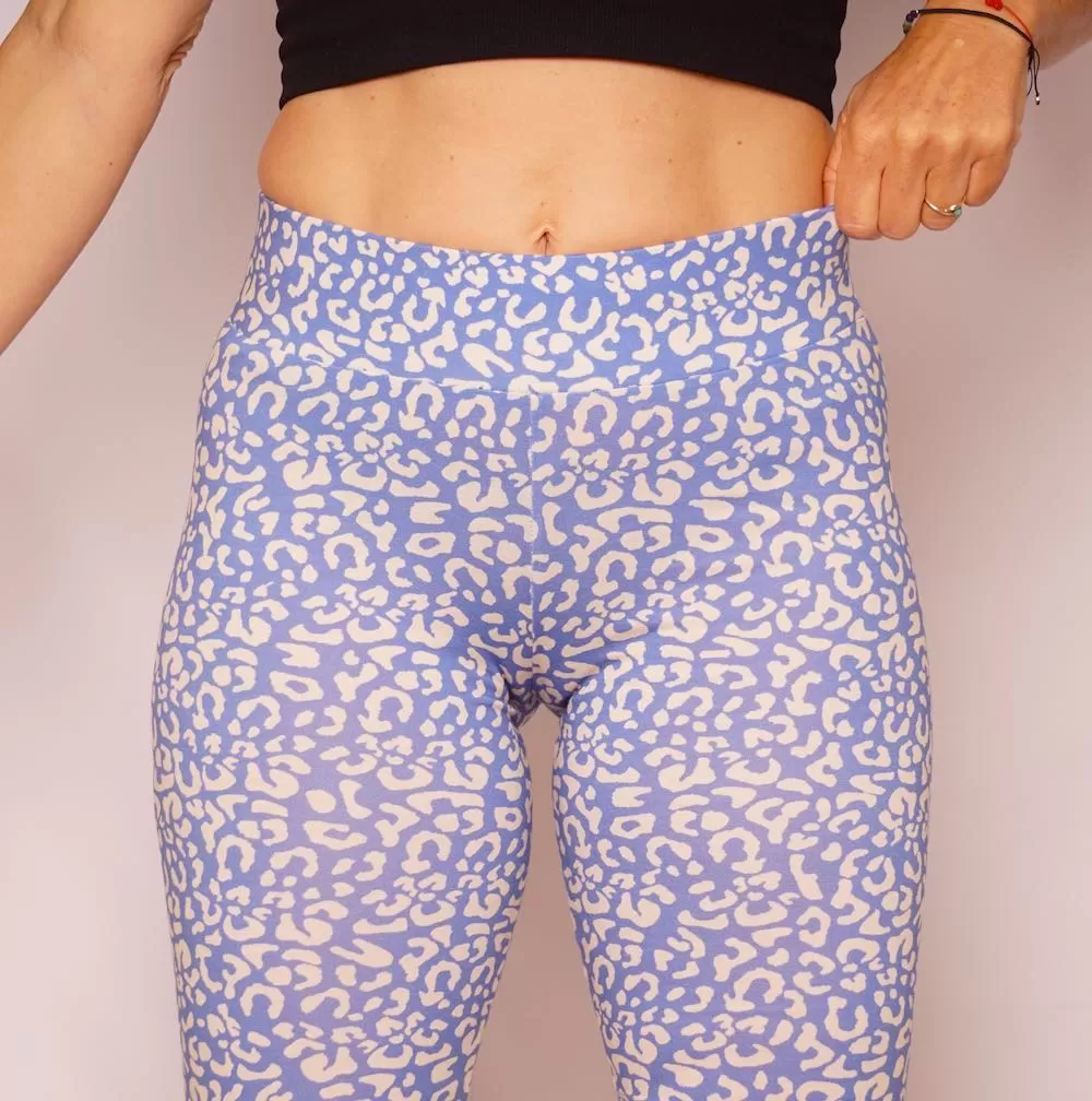 PREORDER I ADULT All Day Printed Leggings I Sky Blue