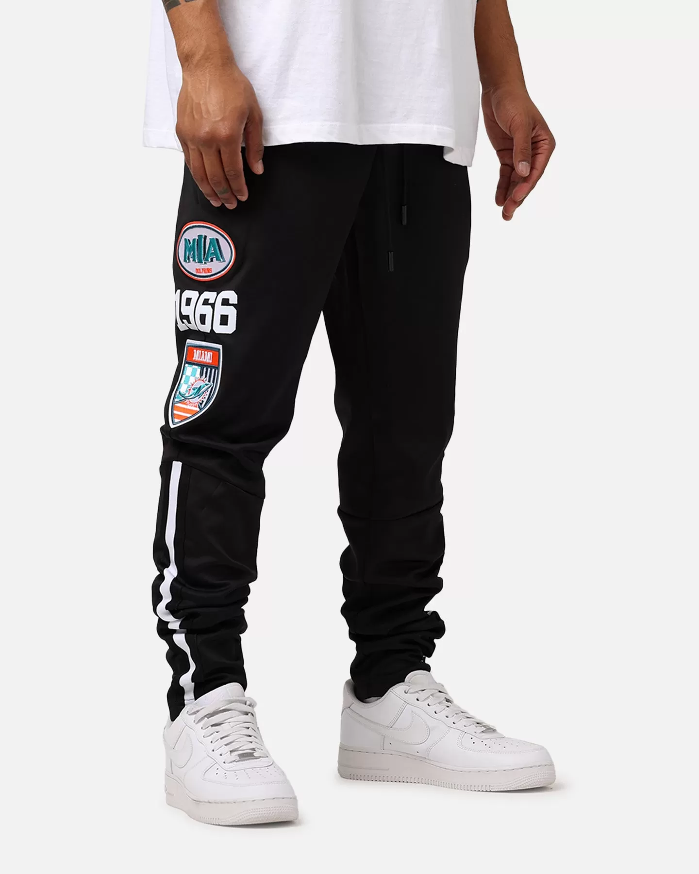 Pro Standard Miami Dolphins Fast Lane Track Pants Black