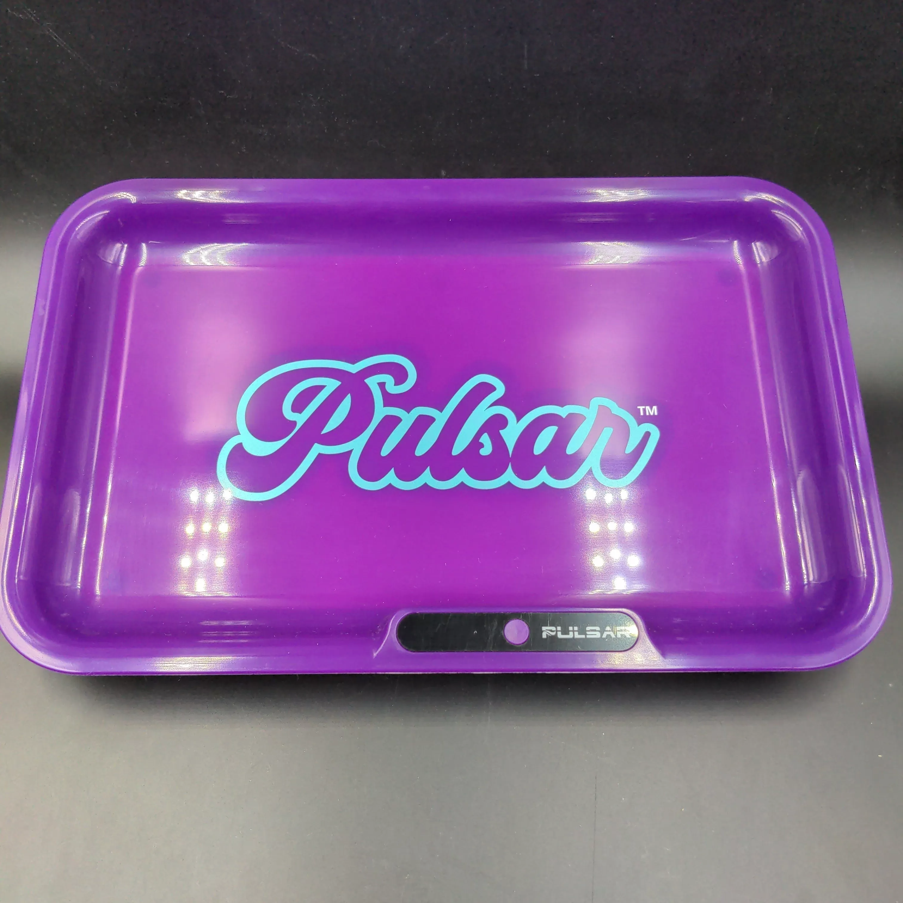 Pulsar Glow LED Rolling Tray | 11 x 7 | Pulsar Logo