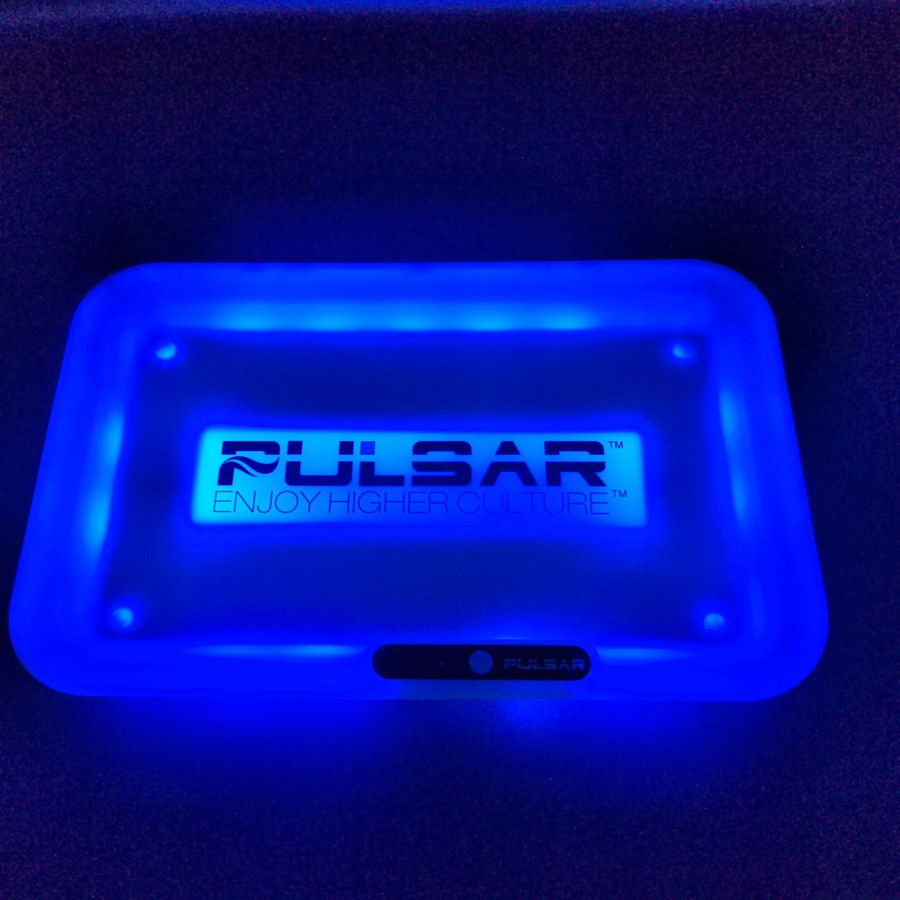 Pulsar Glow LED Rolling Tray | 11 x 7 | Pulsar Logo