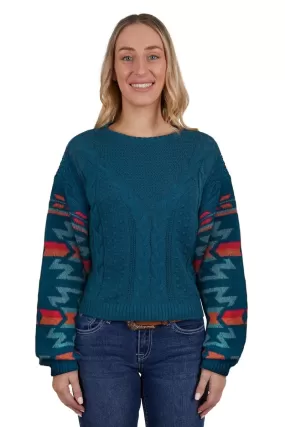 Pure Western Jumper Womens Mora Knitted