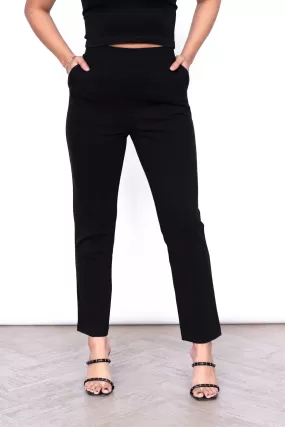 Ready For You Black Knit Trouser