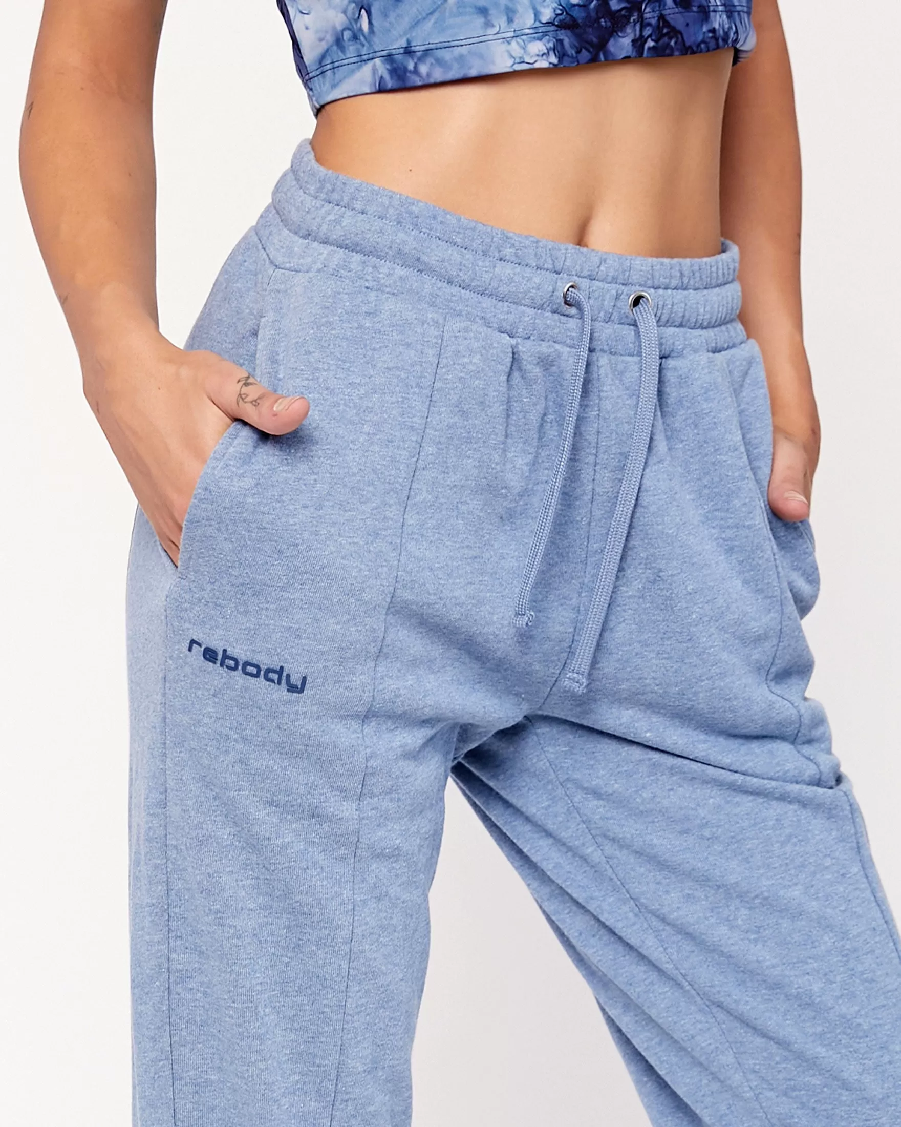 Rebody Pintuck French Terry Sweatpants