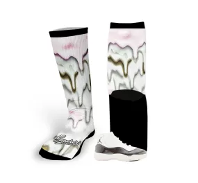 Retro 11 Neapolitan Drip Socks