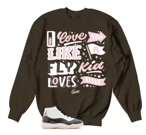 Retro 11 Neapolitan Sweater - Love Kicks - Brown