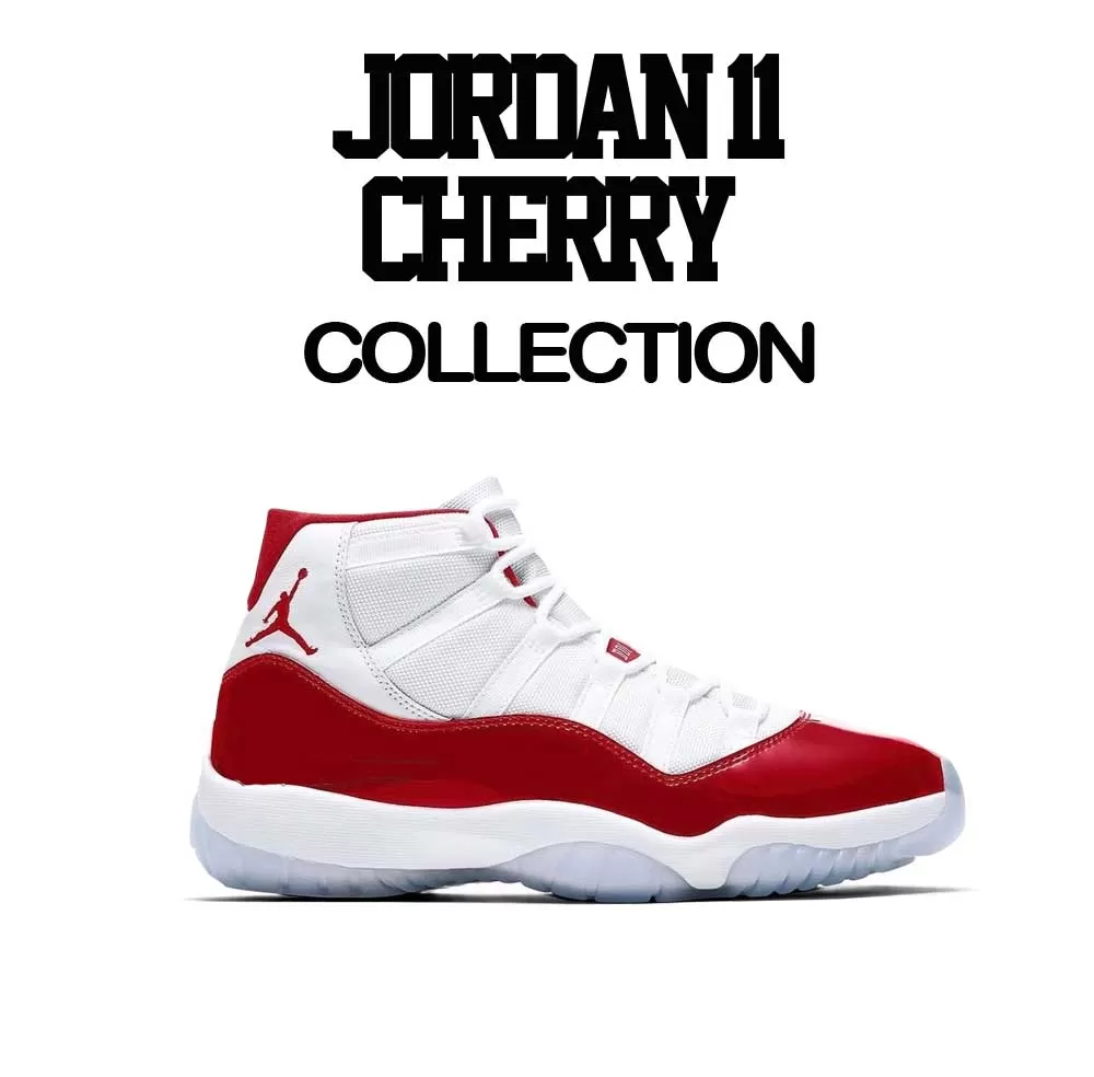 Retro 11 Varsity Red Shirt - Just The Tip - Red