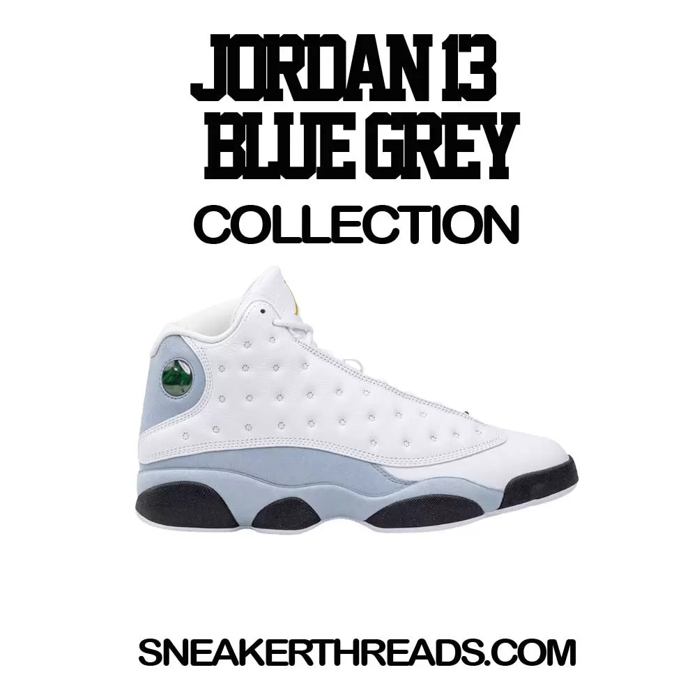 Retro 13 Blue Grey Freedom Satin Jacket