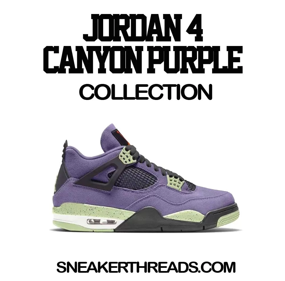 Retro 4 Canyon Purple Kicks Rule Sweater