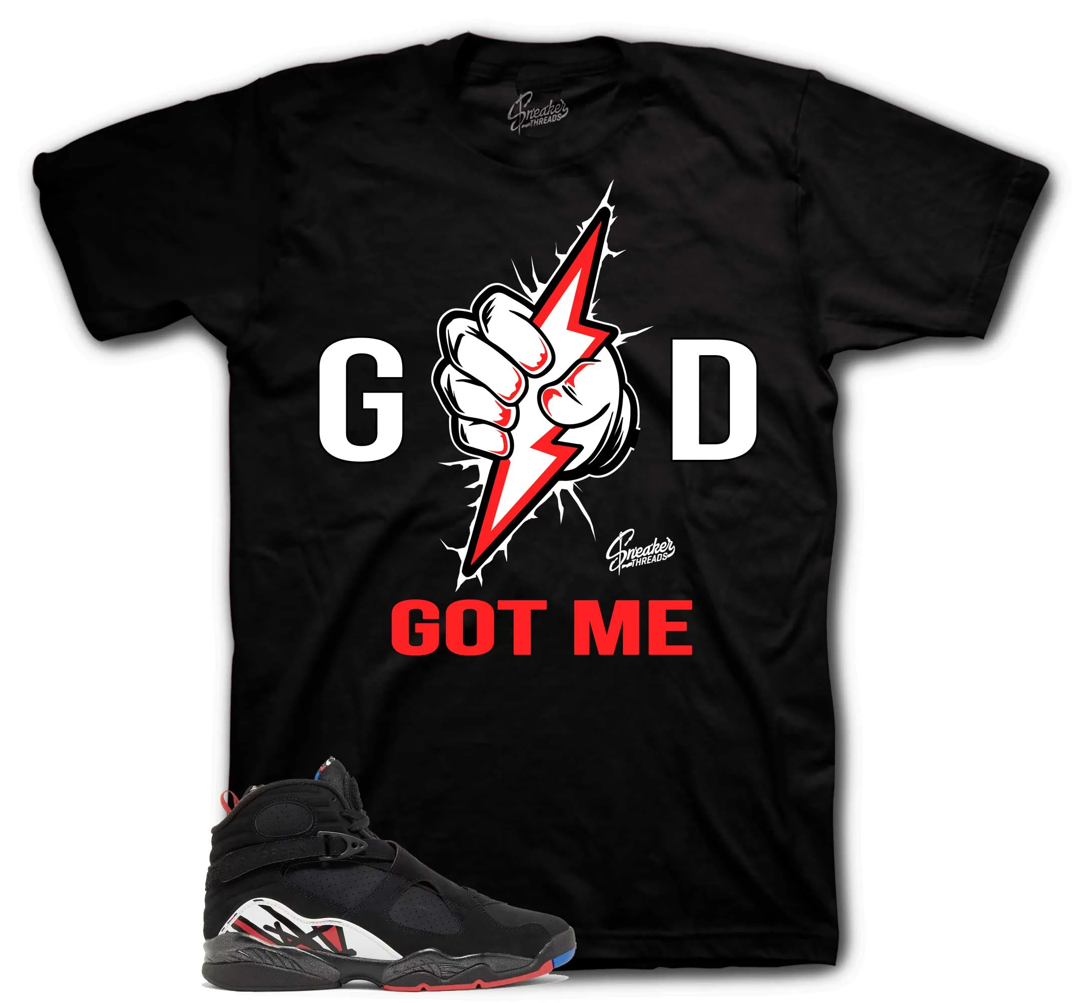 Retro 8 Playoffs God Got Me Shirt