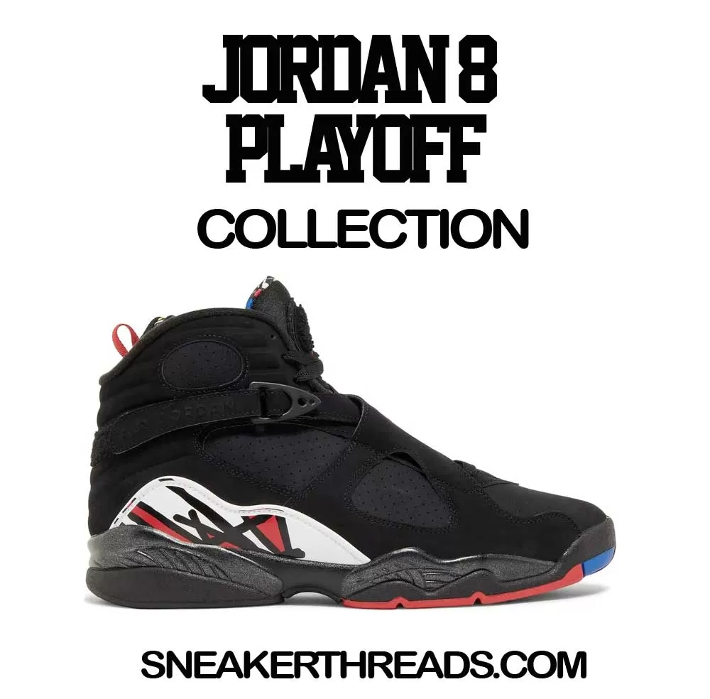 Retro 8 Playoffs Satin Jacket - Bully - Black