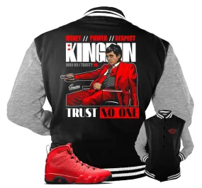 Retro 9 Chile Red Jacket - Trust issues - Black