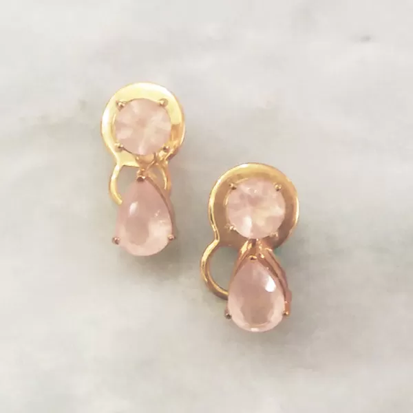 Rose Quartz Separates Earrings