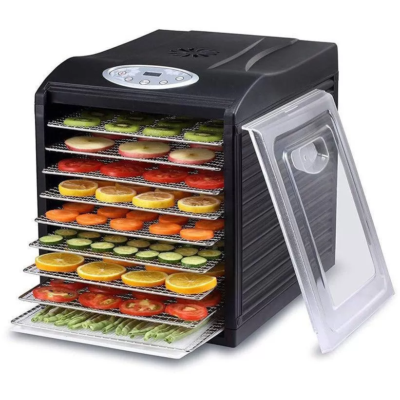 Samson Silent SB-109-SS Stainless Steel Digital Dehydrator, 9-Trays