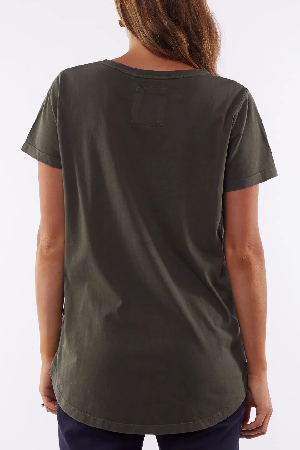 Sierra Luxe Khaki Tee