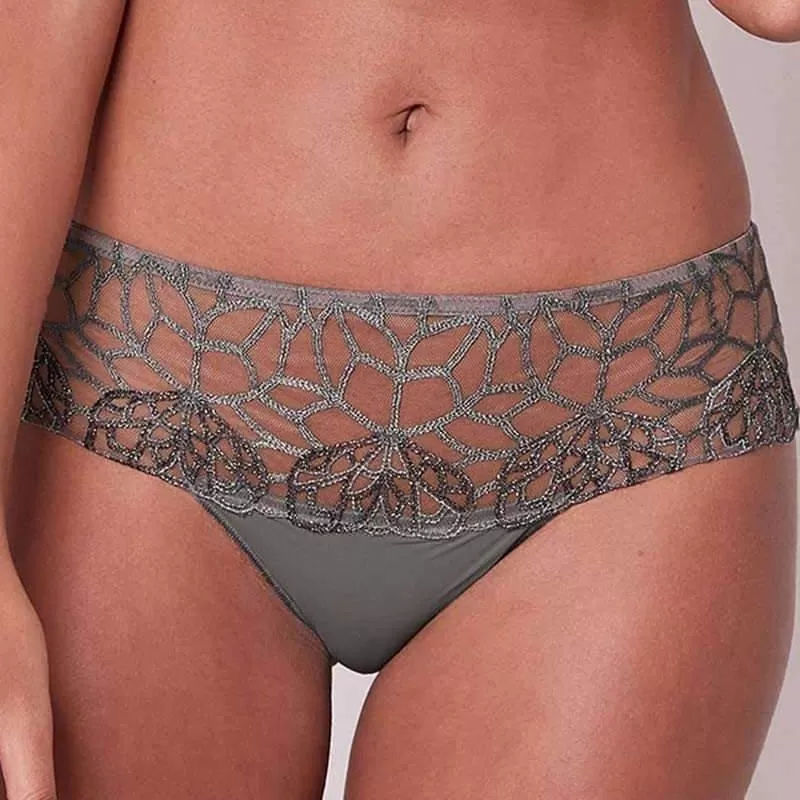 Simone Perele Java Boyshort in Grey 12G630