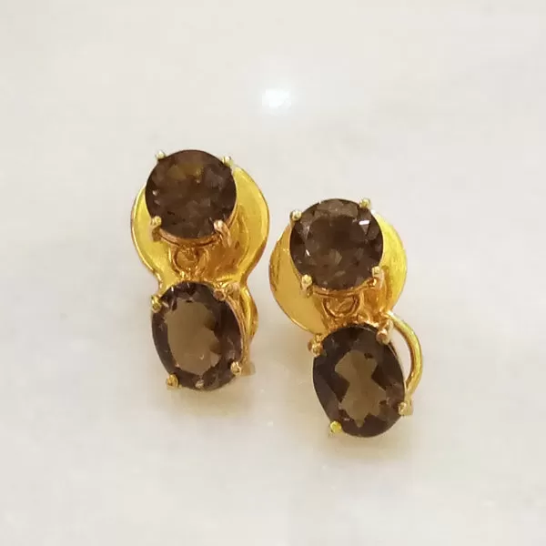 Smoky Quartz Separates Earrings