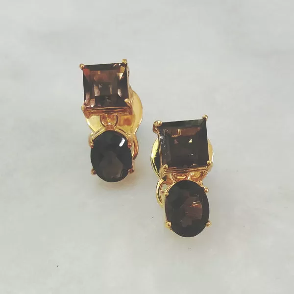 Smoky Quartz Separates Earrings