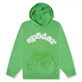 Sp5der Web Slime Green Hoodie