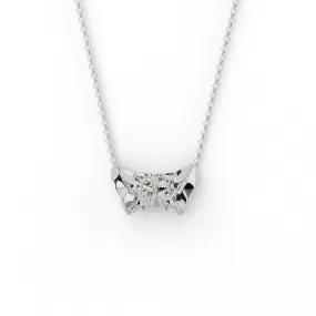 sphenoid bone necklace | silver